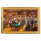 Bernard McMullen, The Pool Game, Large Oil Painting, Framed 1