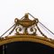 19th Century Neoclassical Victorian English Oval Giltwood Adams Mirror, Image 3