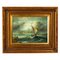 G Gaston, Tempest at Sea, Oil Painting on Panel, Framed 1