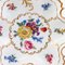 Plat Bavarois Floral Peint à la Main en Porcelaine Dorée 24 Carats, Allemagne 2