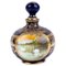 Japanese Art Deco Lidded Perfume Bottle in Porcelain with Swan River Landscape Decor from Noritake 1