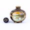 Japanese Art Deco Lidded Perfume Bottle in Porcelain with Swan River Landscape Decor from Noritake 5