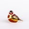 English 24 Karat Gold and Porcelain Sparrow Paperweight from Royal Crown Derby, Image 2