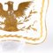 Vassoio tascabile Napoleonico in porcellana dorata di Limoges, Immagine 3