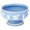 Neoclassical Blue Jasperware Cameo Centerpiece Bowl from Wedgwood 1