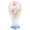 Porcelain Baluster Vase with Floral Decor by May Wei Xuei-Mei for Franz, Image 1