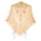 Art Deco Egyptian Revival Pharao Aschenbecher aus Porzellan, Ehemalige Tschechoslowakei 1