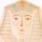 Art Deco Egyptian Revival Pharao Aschenbecher aus Porzellan, Ehemalige Tschechoslowakei 2