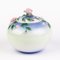 Porcelain Ball Vase with Roses Decor by May Wei Xuei-Mei for Franz 3