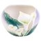 Vase Bol en Porcelaine avec Décor Floral par May Wei Xuet-Mei pour Franz 1
