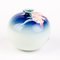 Porcelain Ball Vase with Floral Decor by May Wei Xuet-Mei for Franz 2