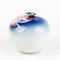 Porcelain Ball Vase with Floral Decor by May Wei Xuet-Mei for Franz 4