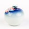 Porcelain Ball Vase with Floral Decor by May Wei Xuet-Mei for Franz, Image 4