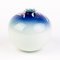 Porcelain Ball Vase with Floral Decor by May Wei Xuet-Mei for Franz 3