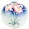 Porzellan Kugelvase mit Blumendekor von May Wei Xuet-Mei für Franz 1