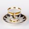 German Gilt Porcelain Cup and Saucer from KPM Berlin, 1835, Set of 2, Image 5