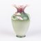 Porcelain Baluster Vase with Floral Decor by May Wei Xuet-Mei for Franz 3