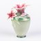 Porcelain Baluster Vase with Floral Decor by May Wei Xuet-Mei for Franz 4