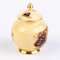 English Gilt Porcelain Lidded Jar with Orchard Decor from Aynsley 2