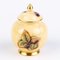 English Gilt Porcelain Lidded Jar with Orchard Decor from Aynsley, Image 3