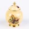 Vaso con coperchio in porcellana dorata con decoro Orchard di Aynsley, Immagine 3