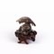 Chinese Qing Dynasty Carved Smoky Quartz Fish on Stand, Image 4