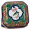 Famille Rose inspirierte Porzellandose mit chinesischem Vogel- und Blütendekor von Vista Alegre 1