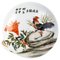 Chinese Republic Period Porcelain Lidded Box with Cockerel Decor, Image 2