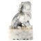 19th Century Chinese Qing Carved Soapstone Foo Dog Sculpture, Image 1