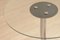 Lámpara de pie Art Déco grande de cromo y nogal con mesa auxiliar, Imagen 8