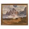 Max Pistorius, Grand Paysage de Montagnes Autrichiennes, Peinture à l'Huile 1