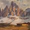Max Pistorius, Large Austrian Mountains Landscape, Oil Painting 2