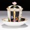 Augustus Rex Chocolate Cup and Saucer in Porcelain by Helena Wolfsohn for Meissen, 19th Century, Set of 2 4