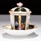 Augustus Rex Chocolate Cup and Saucer in Porcelain by Helena Wolfsohn for Meissen, 19th Century, Set of 2, Image 4