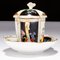 Augustus Rex Chocolate Cup and Saucer in Porcelain by Helena Wolfsohn for Meissen, 19th Century, Set of 2, Image 2