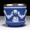 Neoclassical Portland Blue Jasperware Cameo Jardiniere from Wedgwood 3