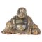 Chinesische Buddha Skulptur aus Speckstein, 19. Jh. 1