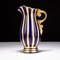 24kt Gold Porcelain Wade Empress Cobalt Pitcher Jug 3