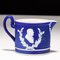 Portland Blue Jasperware Cameo Portrait Cream Pitcher from Wedgwood, Image 3
