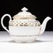 English Georgian Chamberlain Porcelain Teapot, Worcester, 1800s 3