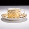 Imperial Vendome Fine Gilt Porcelain Teacup & Saucer from Villeroy & Boch, Set of 2 3