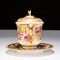 18th Century Fine Porcelain Chocolate Cup and Saucer, Set of 2 4