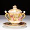 18th Century Fine Porcelain Chocolate Cup and Saucer, Set of 2 8