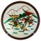 Chinese Crackle Glazed Famille Verte Polychrome Charger with Nanking Warriors Decor, 19th Century 1