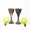 Art Nouveau Silver-Plated Spill Vases with Glass Liners, Set of 2 5