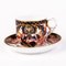 English Imari Fine Porcelain Tea Cup & Saucer from Derby, Set of 2, Image 2