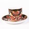 English Imari Fine Porcelain Tea Cup & Saucer from Derby, Set of 2, Image 3