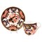 English Imari Fine Porcelain Tea Cup & Saucer from Derby, Set of 2 1