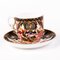 English Imari Fine Porcelain Tea Cup & Saucer from Derby, Set of 2, Image 4