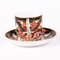 English Imari Fine Porcelain Tea Cup & Saucer from Derby, Set of 2, Image 5